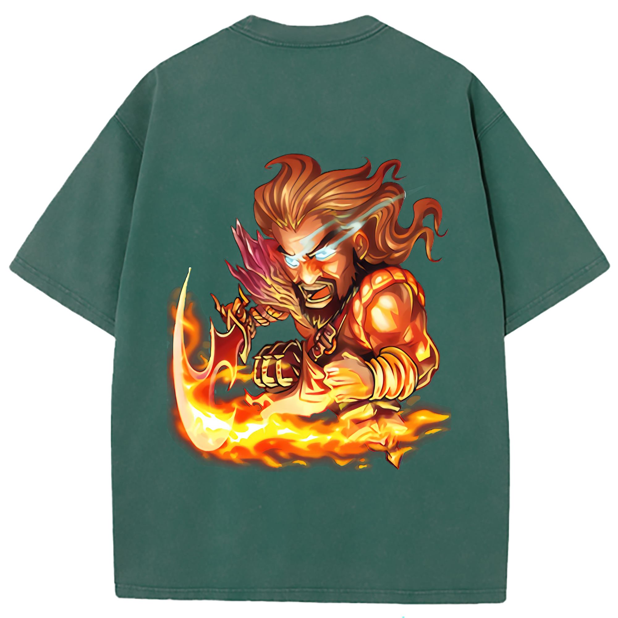 （画像用） リーグ・オブ・レジェンド League of Legends LOL 綿100% ヴィンテージ風 半袖Tシャツ（背面プリント）